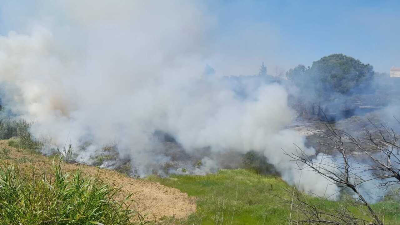 Declarado incendio forestal en Arroyo Hondo, Bonares: movilizados medios de extinción para frenar su avance