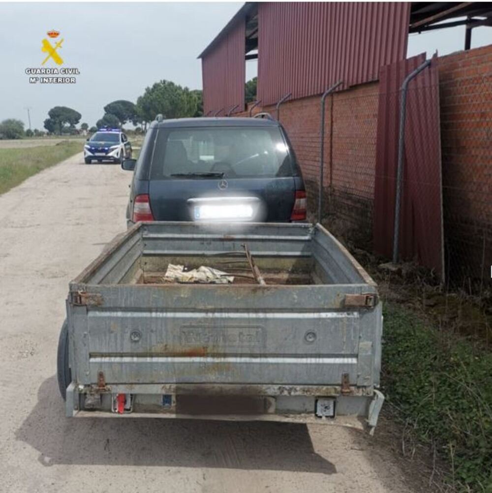 Detenido en Pedrajas tras robar un remolque en Cuéllar