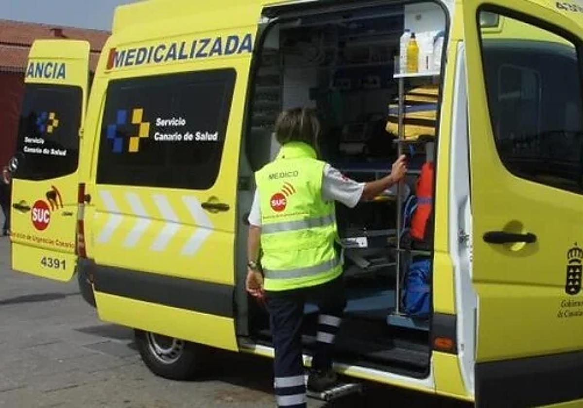 Dos heridos, uno de ellos grave, tras el incendio de una vivienda en Telde