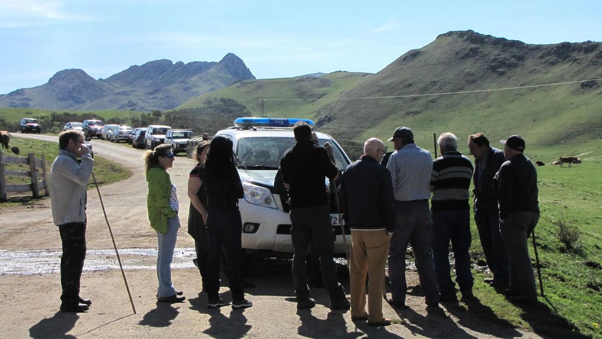 Presencia policial en el Puerto de Pinos ante el conflicto entre ganaderos e institucional, archivo.