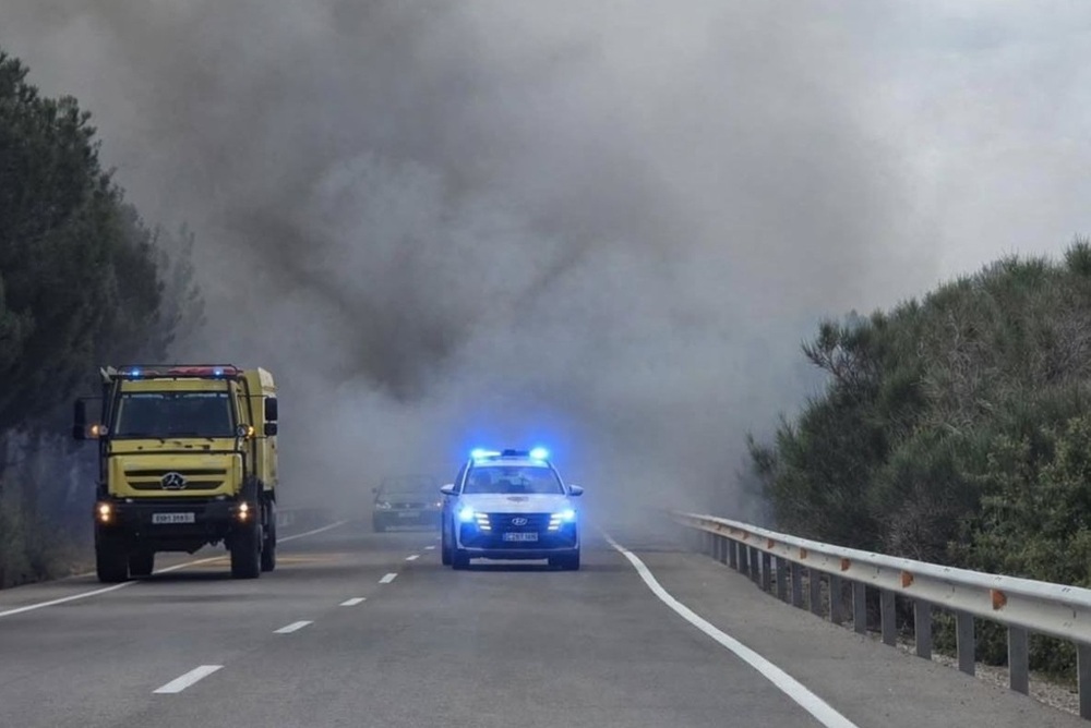 Exitosa labor de los bomberos al sofocar un incendio en la zona de El Terminillo