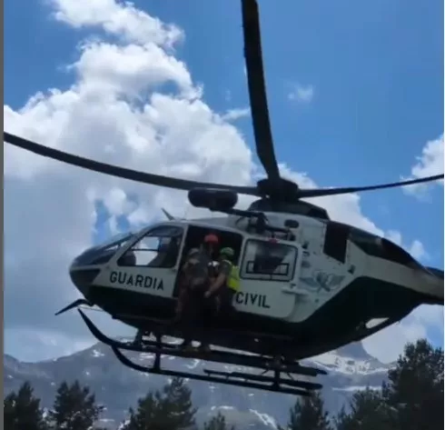 Imagen de archivo del helicóptero de la Guardia Civil.