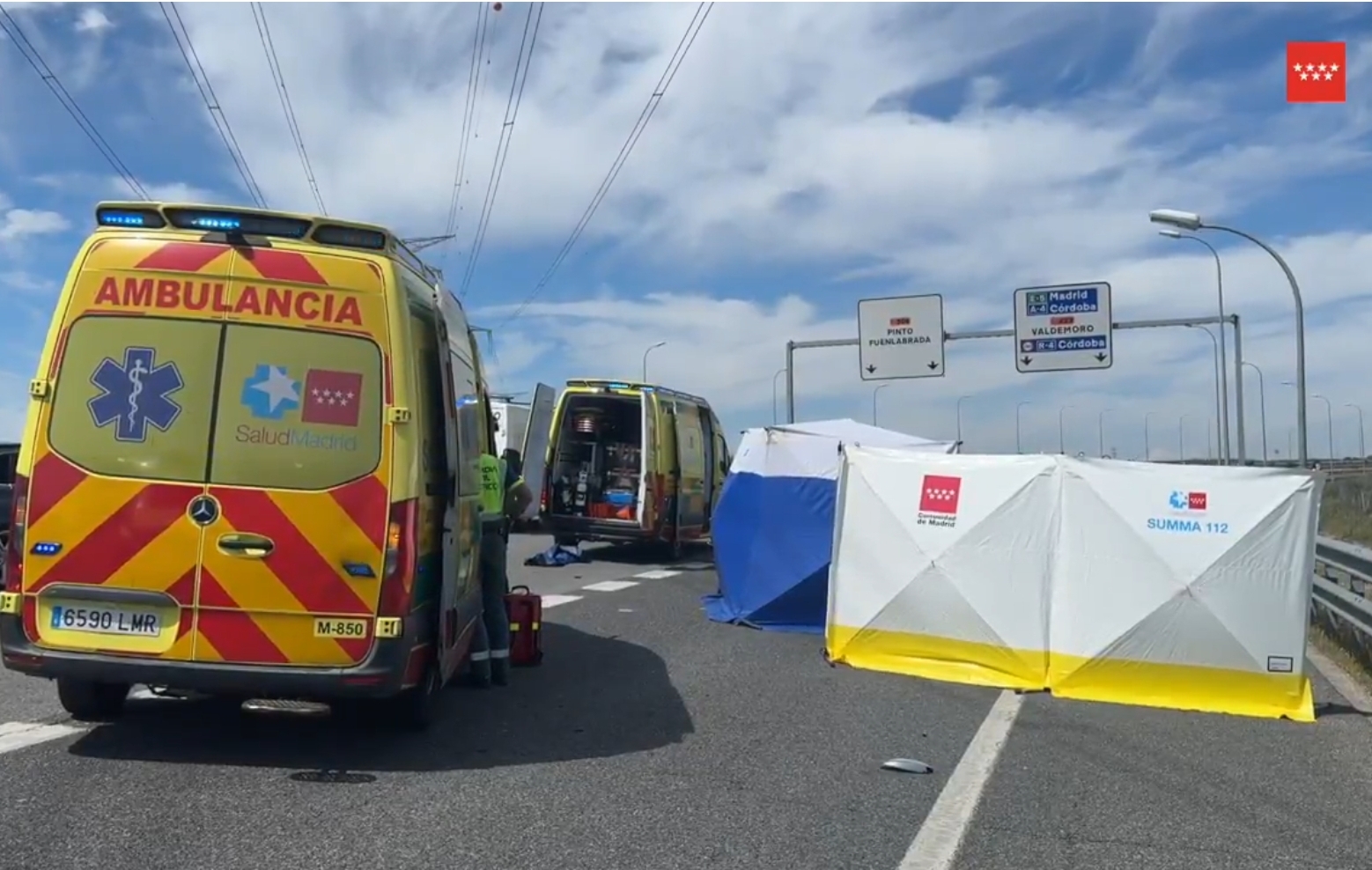 Fallece un ciclista de 70 años tras ser atropellado en la carretera M-506 en Pinto
