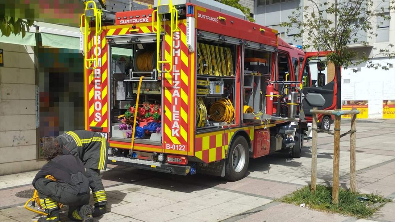 Incendio en Pamplona deja dos personas afectadas en la avenida Marcelo Celayeta