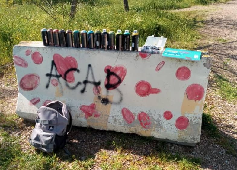 Ocho denunciados en Torrejón por pintar grafitis
