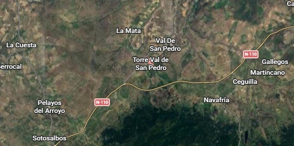 Herido un motorista en un accidente en la N-110