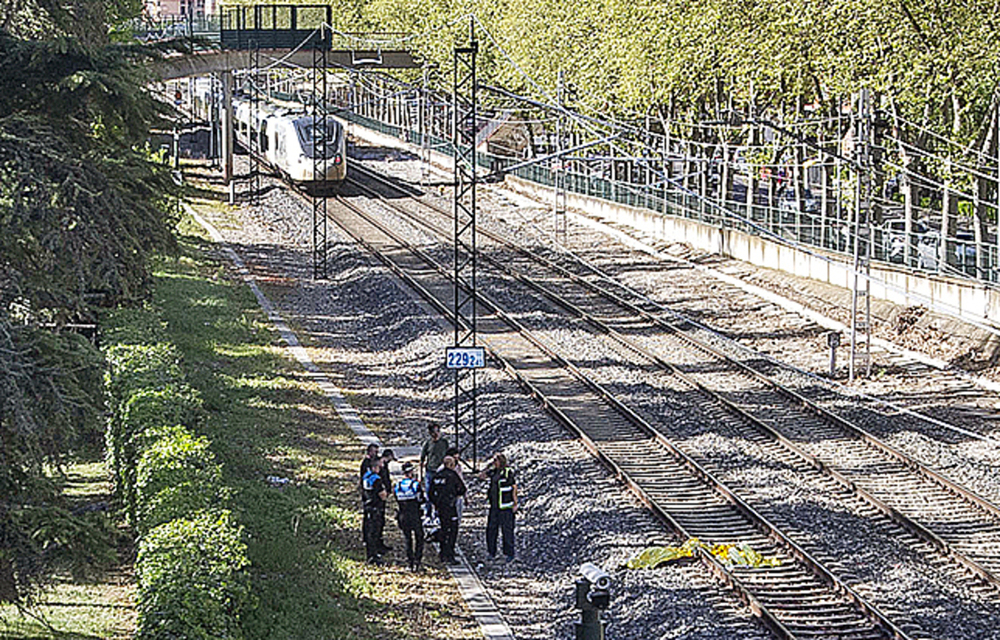 Un tren arrolla a una persona a su paso por Palencia capital