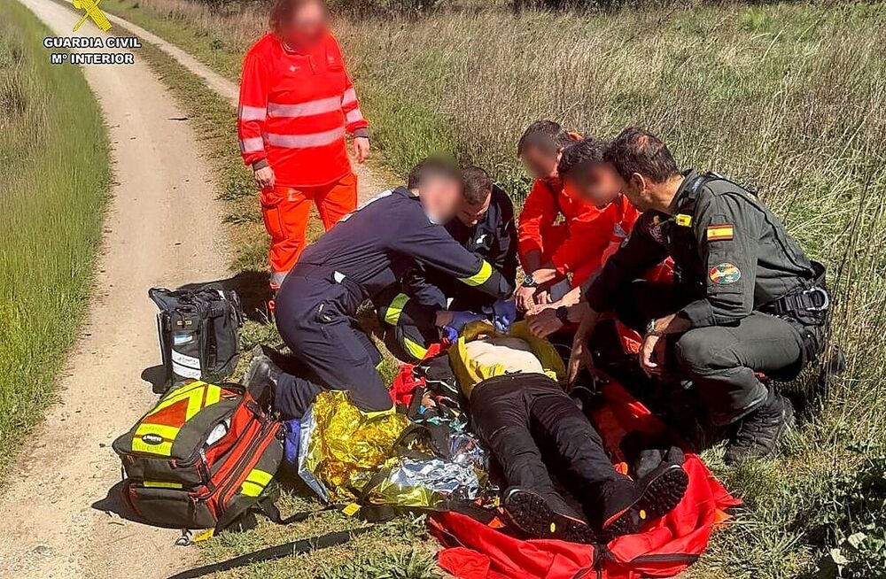 Rescatan en el Curavacas a dos montañeros, uno en estado grave