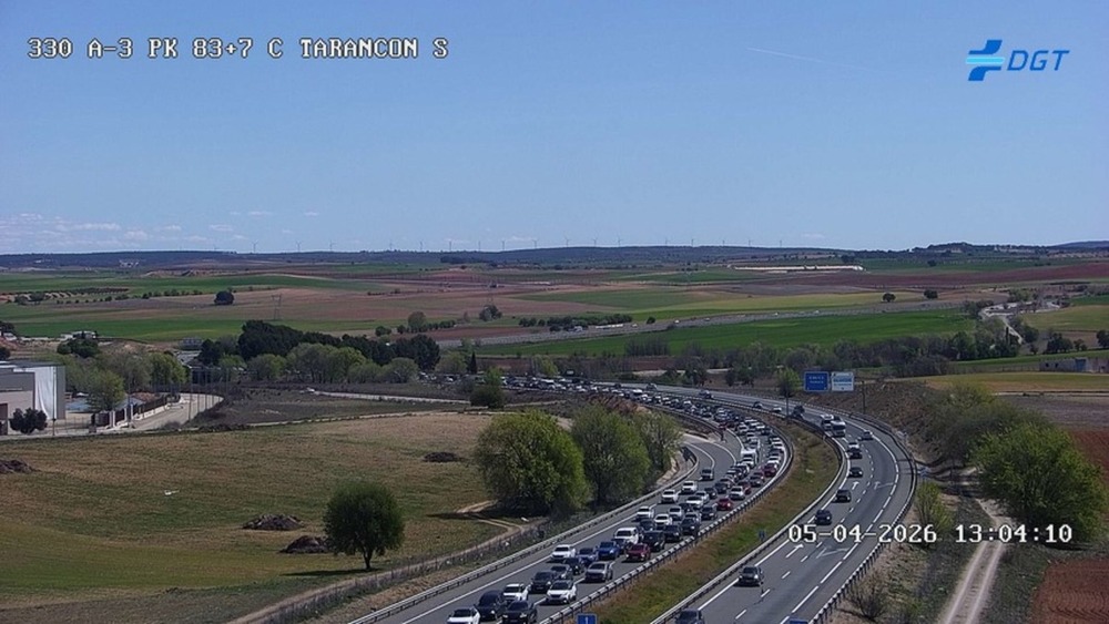 Primeras retenciones en la A-3 por la vuelta de vacaciones