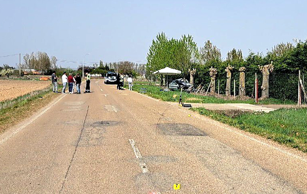 Fallece tras la salida de vía en Lagunilla de la Vega