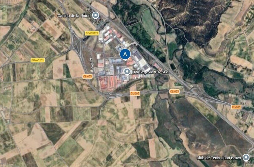 Tres heridos al colisionar dos coches en Valverde del Majano