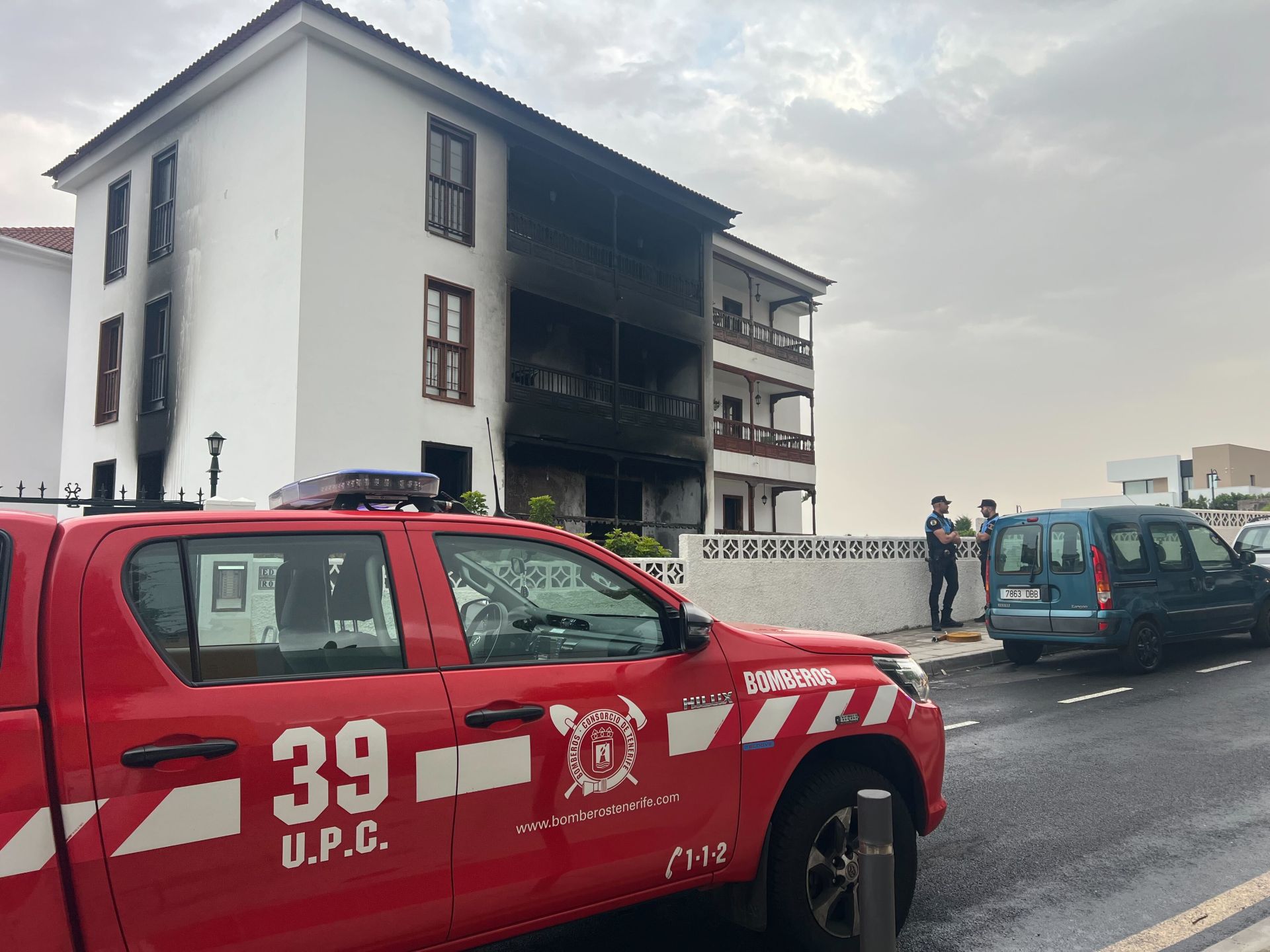 El incendio de Los Realejos deja otra víctima mortal: ya son cuatro los fallecidos
