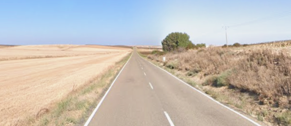 Herida tras dar varias vueltas de campana en Villagómez