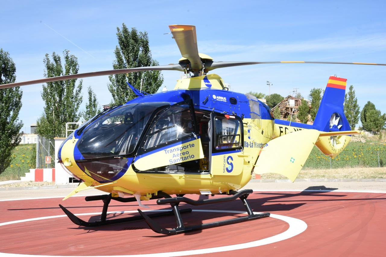 Evacuado en helicóptero tras una agresión con arma blanca