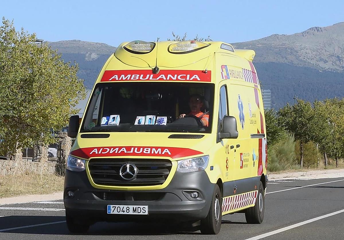 Dos heridos en un accidente en la A-62, en Burgos