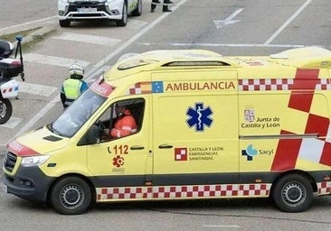 Herido un hombre en un accidente entre dos turismos en la ciudad de Burgos