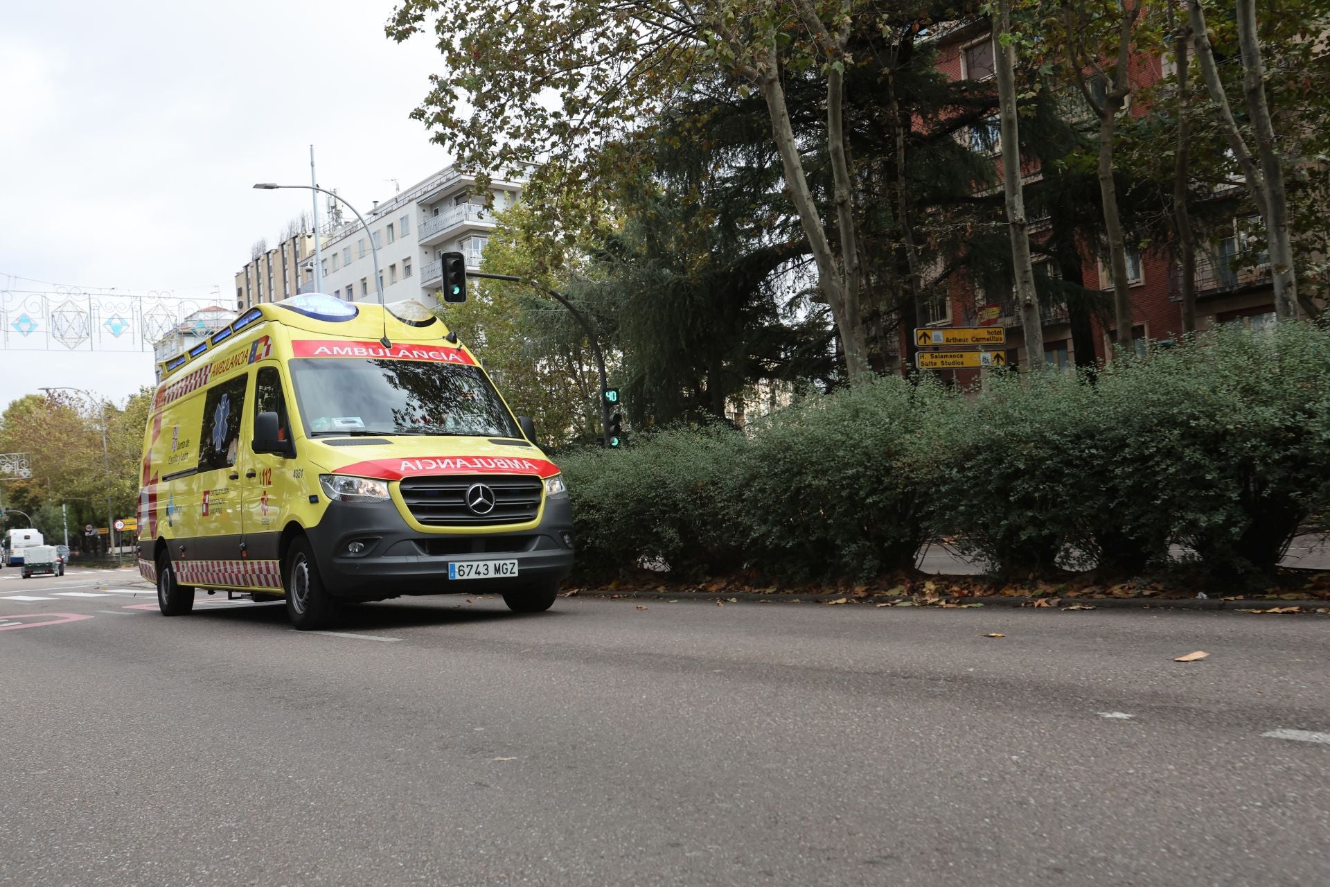 Accidente de tráfico en Doñinos de Ledesma deja al menos un herido grave