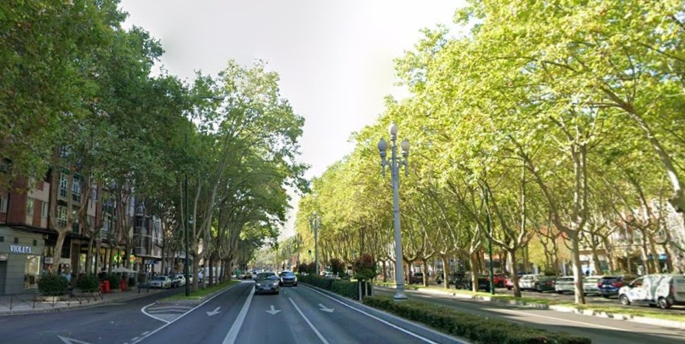 Una herida en un accidente múltiple en el paseo de Zorrilla