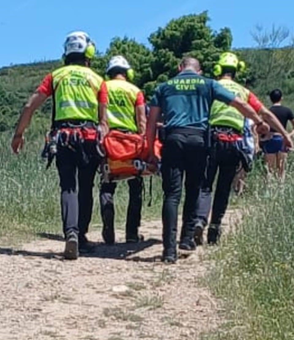 Anciano evacuado en helicóptero por un golpe de calor en Valdepeñas