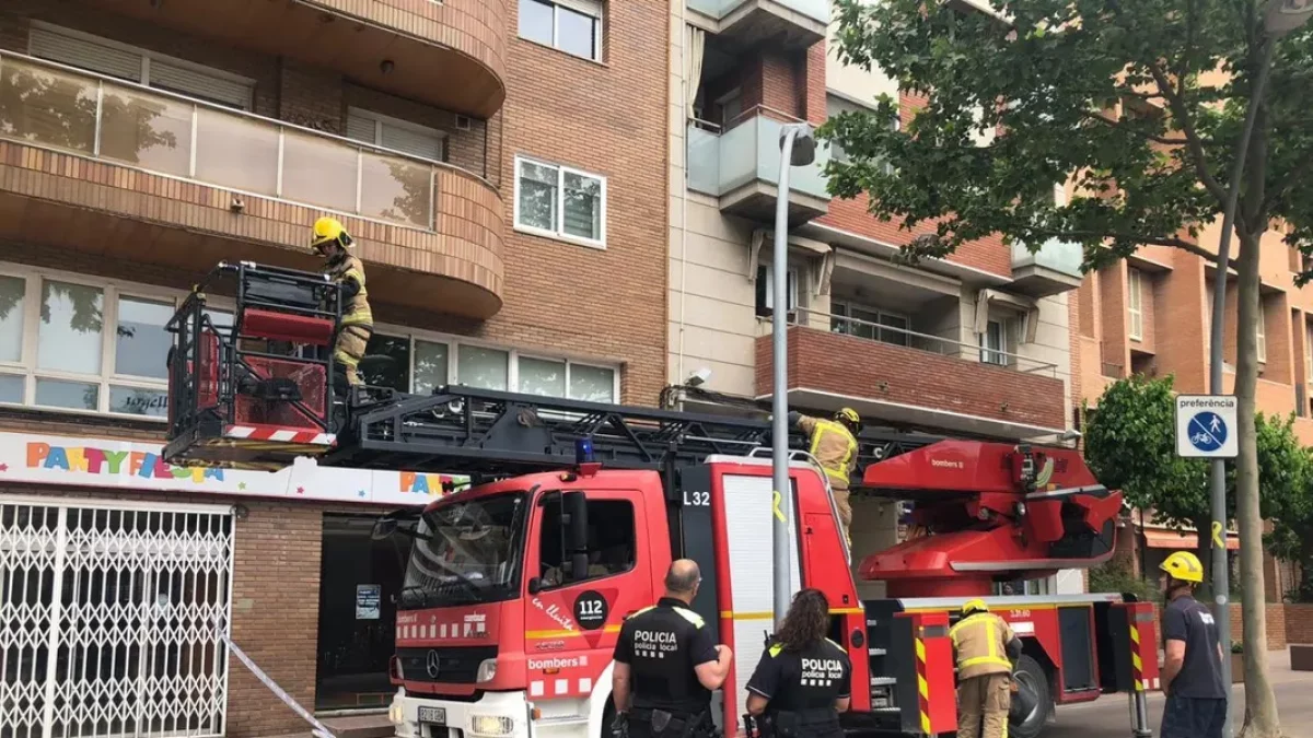 Revisan una fachada en Tàrrega