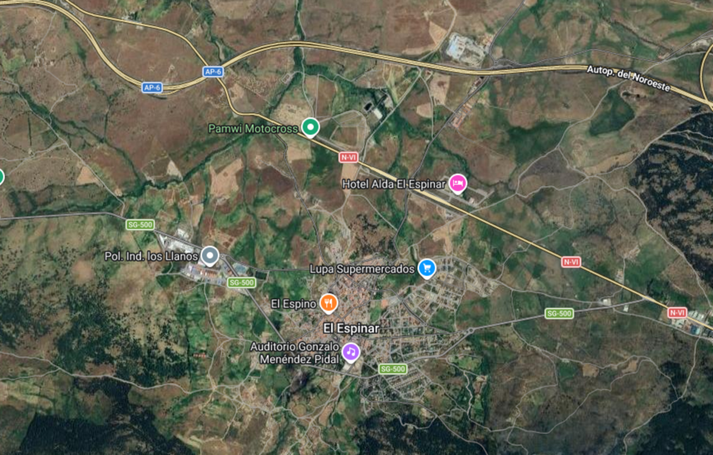 Cuatro heridos en una colisión en El Espinar