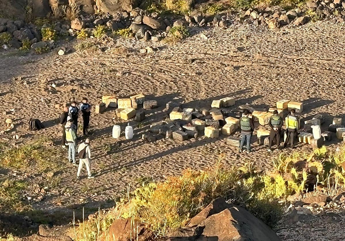 Desarticulada red de narcotráfico en Gran Canaria: ocho detenidos con casi 3.000 kilos de hachís