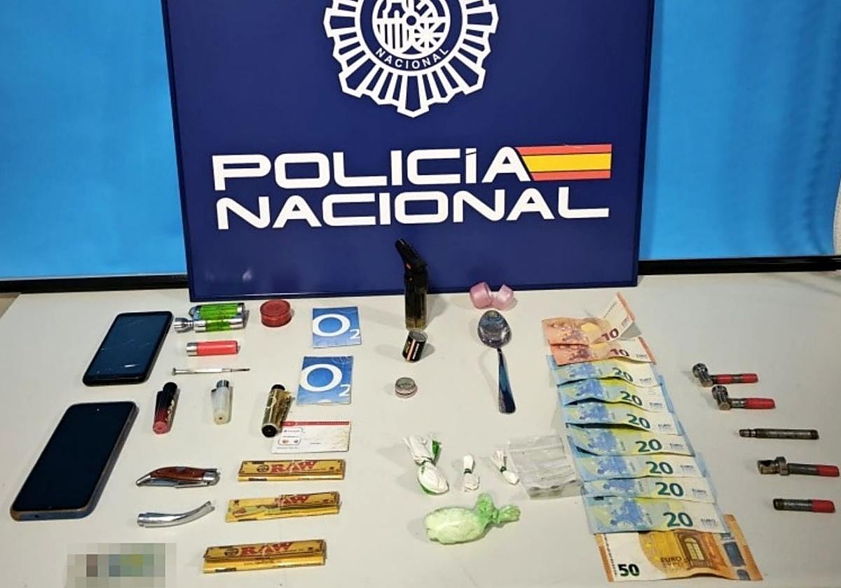 Desmantelan un punto negro de venta de cocaína en una casa del centro de Aranda