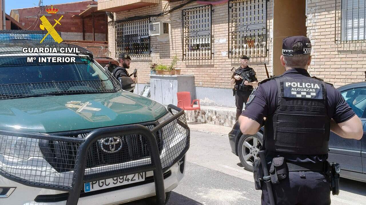Golpe al narcotráfico en Alguazas y Ceutí: 10 detenidos y 21 registros en la operación ‘Heremi’