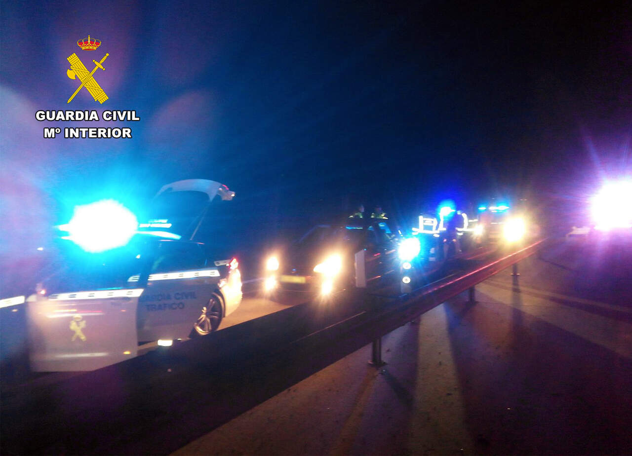 Detenido un conductor kamikaze ebrio en la autovía RM-1, a la altura de San Javier