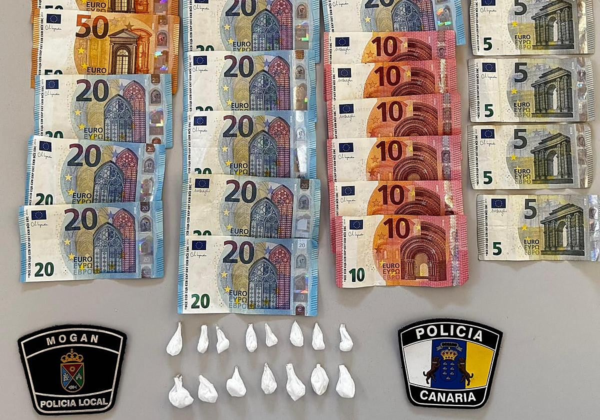Detenido en Mogán un hombre con presunta cocaína en el Centro Comercial Ancora