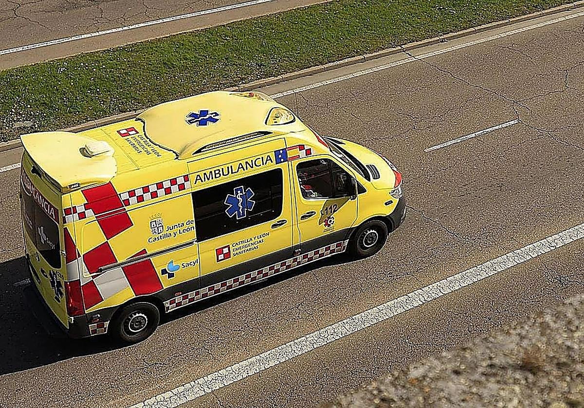 Dos hombres resultan heridos en una colisión por alcance en la N-234 en Burgos