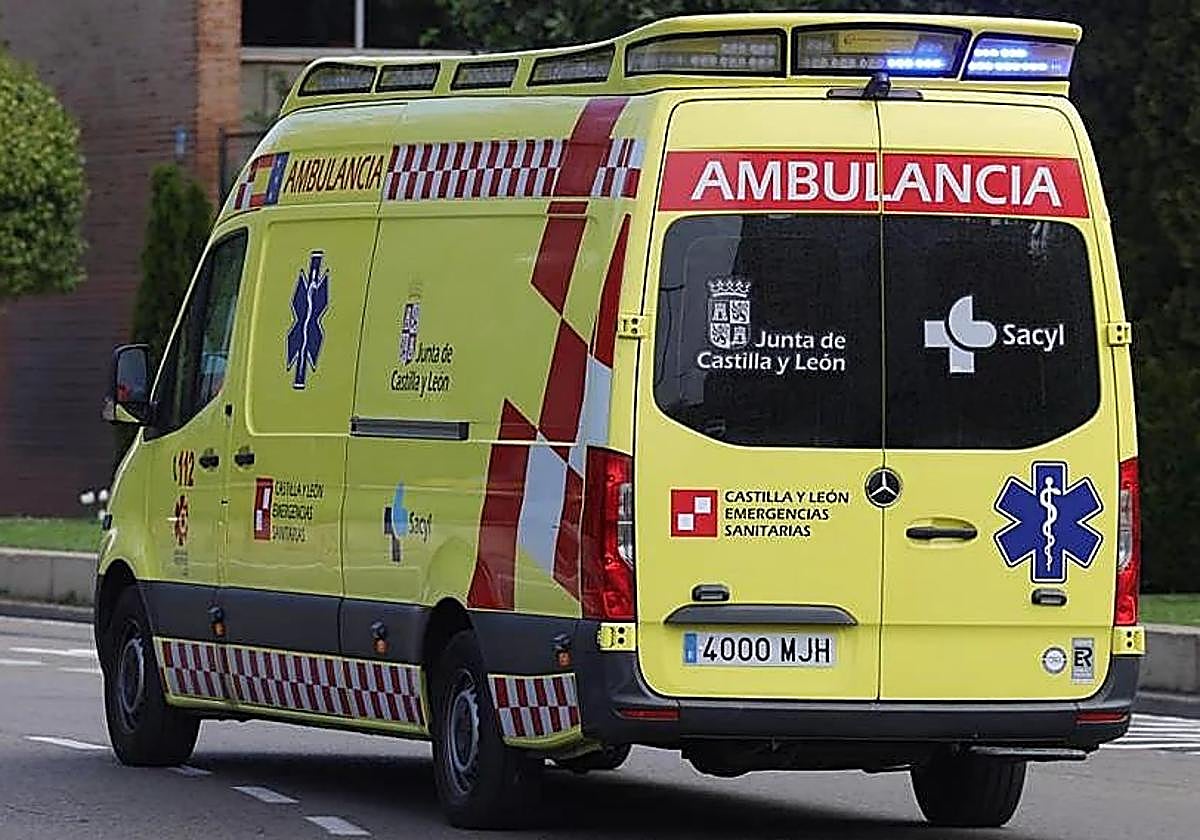 Herido un hombre en un accidente de moto en un pueblo de Burgos