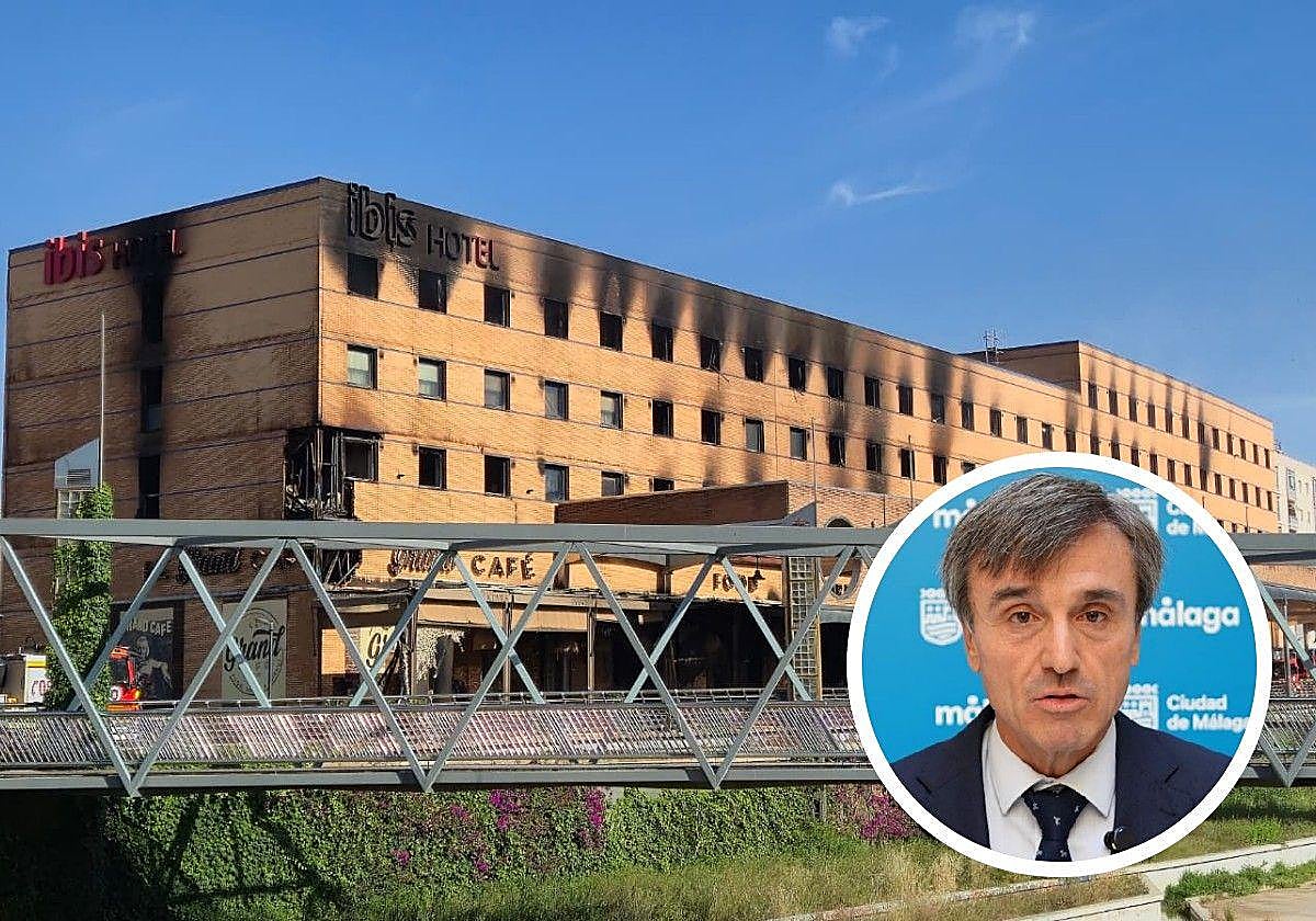 Controlado el incendio del hotel Ibis que se originó en el interior de la cafetería