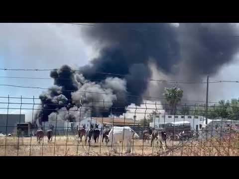 Incendio en la Finca Las Polas