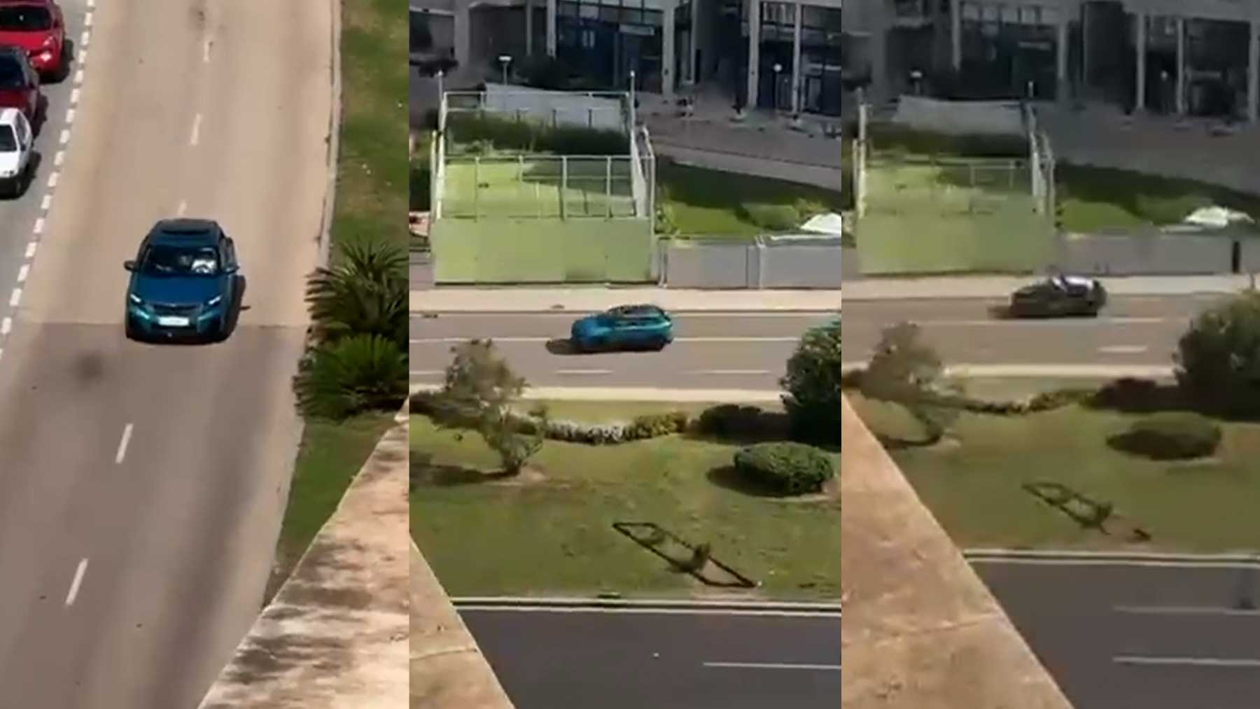 Persecución de película en Palma: roba un coche, huye de la Policía a toda velocidad y se estrella contra una fachada