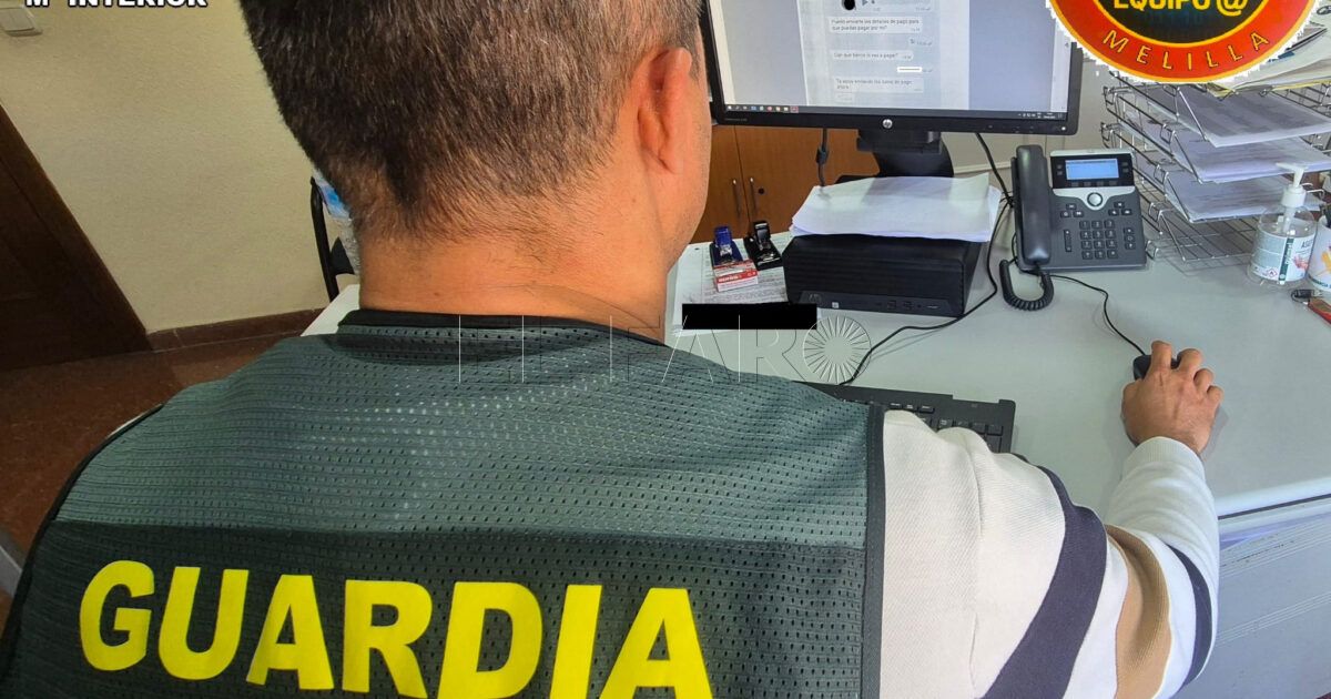 La Guardia Civil de Melilla desmantela red de estafas telemáticas y advierte sobre la persistencia de los fraudes online