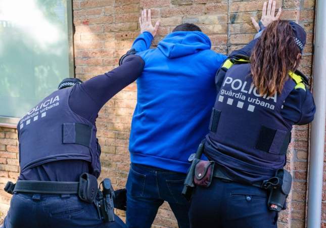 Guardia Urbana de Barcelona detencio