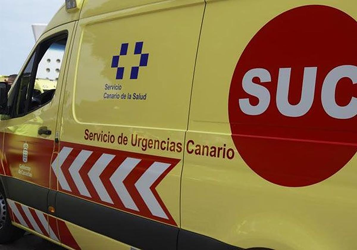 Motorista resulta herido grave tras accidente en San Mateo, Gran Canaria