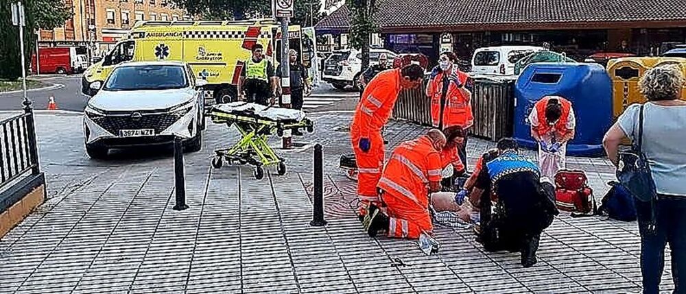 Salva la vida en Aguilar con ayuda de una socorrista y Policía