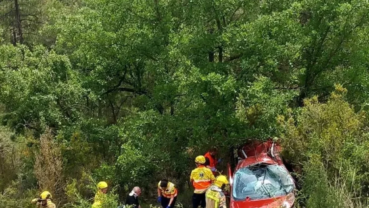 Fallece una vecina de Lleida en un atropello en la A-2 en Bell-lloc
