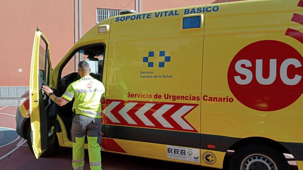 Vuelco de vehículo en Garachico (Tenerife) deja un herido con traumatismo moderado
