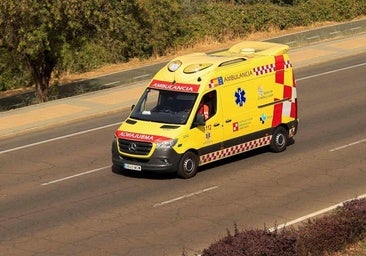 Herido tras salirse de la vía y quedar bloqueado en el interior del vehículo en una carretera de Burgos