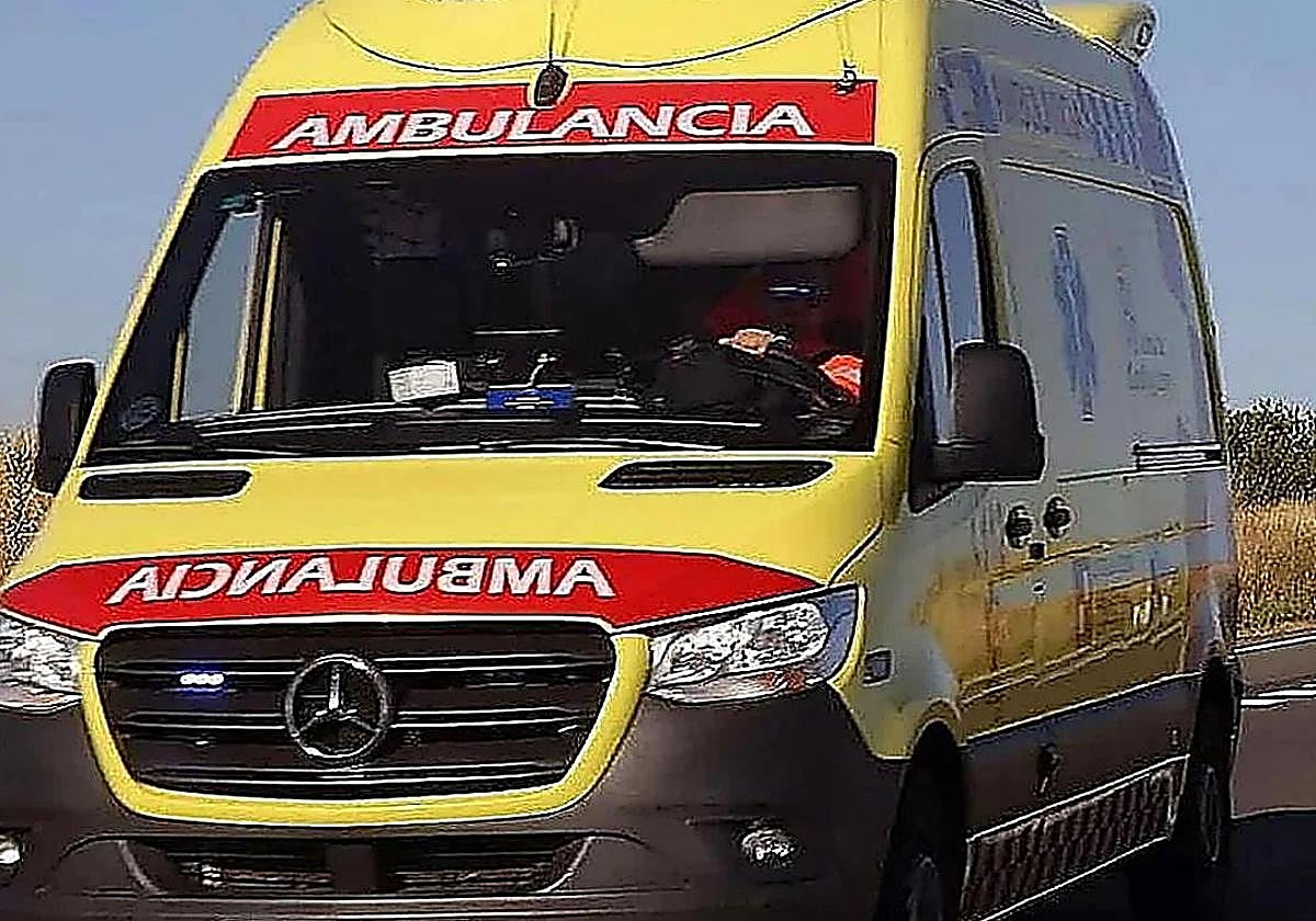 Joven herido en accidente de tráfico en la circunvalación de Burgos capital