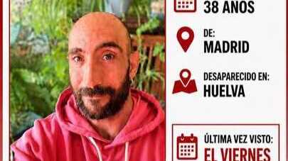 Buscan a Lailien Mencia, de 38 años, desaparecido en Huelva
