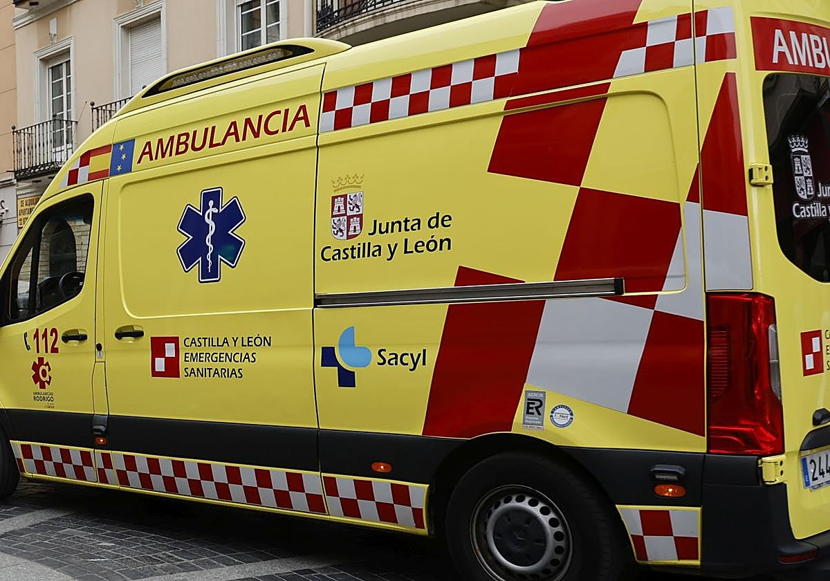 Una colisión entre dos vehículos en una autovía de Burgos deja dos heridos, uno de ellos atrapado