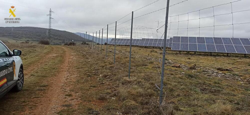 Desarticulado grupo criminal especializado en robo de cobre en planta solar de Palencia