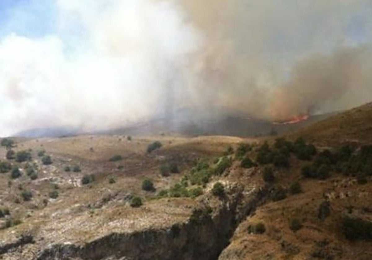Detenido el origen del incendio en Canillas de Aceituno: Dos investigados por negligencia durante quema agrícola