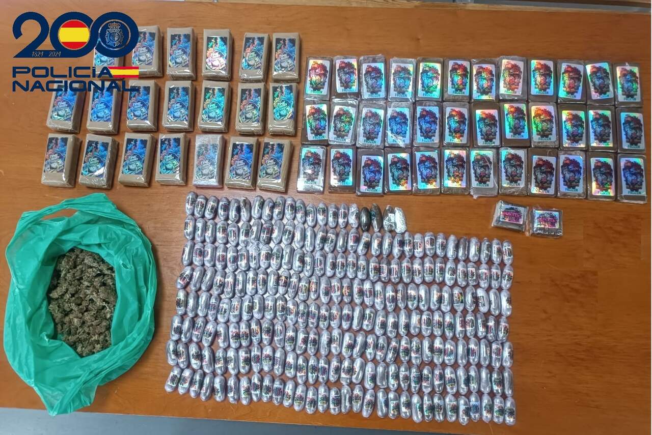 Detenido por tráfico de drogas tras encontrar siete kilos de hachís en una vivienda de Los Dolores