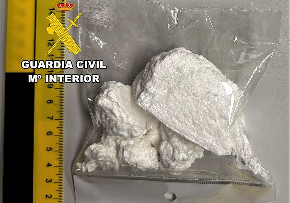 Sorprenden a un hombre de 77 años con más de 100 gramos de cocaína en Burgos