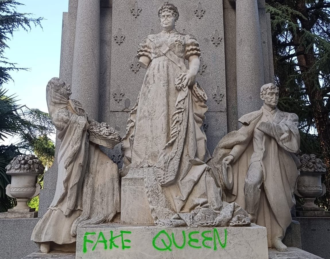 Detenido el autor de las pintadas y destrozos en el monumento a 'La Chata'